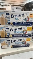 1 LOT 3-ENSURE ORIGINAL NUTRITION SHAKE  VANILLA