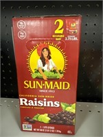 Sun-Maid raisins 2 bags