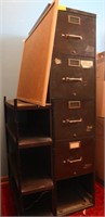 File Cabinet, Shelf, and Bulletin Board