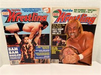 2 X Inside Wrestling Magazines