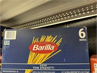 Barilla pasta 6 boxes