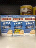 Bumble Bee snack tuna salad & crakers 9ct