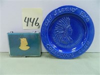 1978 Sleepy Eye Collectors Club Blue Plate &