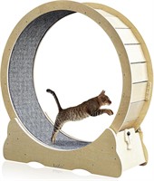 Cat Exercise Wheel, D 35.4, Indoor, Quiet