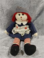 Rare Vintage Raggedy Ann Doll 22"