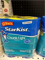 Starkist chunk light tuna 12 pack