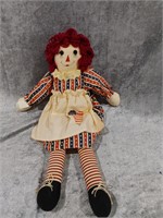 Rare Vintage Raggedy Ann Doll 20"