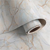 15.7x315" VaryPaper Marble Wallpaper  Grey