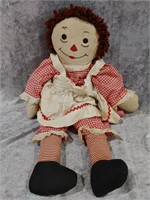 Rare Vintage Raggedy Ann Doll 26"