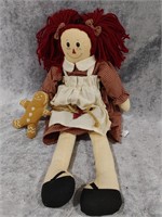 Rare Vintage Raggedy Ann Doll18"