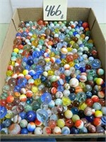 Flat of Misc. Marbles