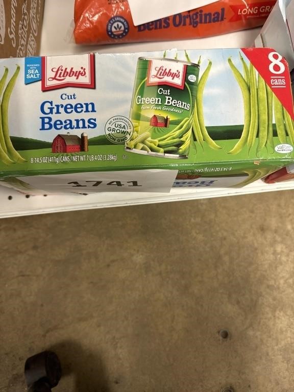 Libbys cut green beans 8 cans