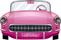 Pink Car Props for Princess Birthday Party