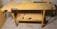 Woodworking Table with Vices