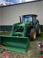 John Deere 5075E 4WD Tractor with Loader