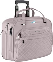 EMPSIGN Laptop Bag  15.6"  Quilted Grey Pink