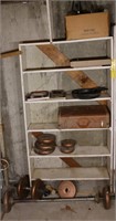 Barbell and Weights, Cast Iron Pans, Etc.
