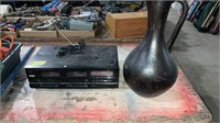 Cassette player and large vase