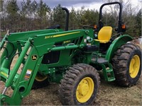 John Deere 5055E 4WD Tractor with 520M Loader