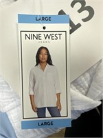 Nine West button shirt L