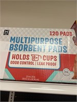 MM absorbent pads 120ct