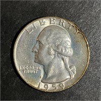 1959-D WASHINGTON SILVER QUARTER