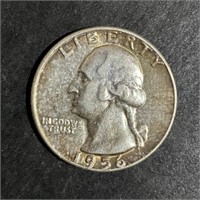 1956 WASHINGTON SILVER QUARTER