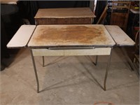 Vintage Table with Fold Out Leaves