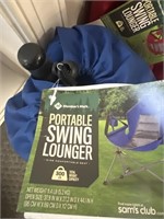 MM portable swing lounger- blue