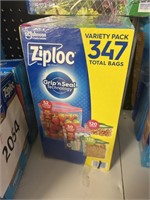 Ziploc variety pack 347 bags