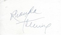 The Last Outpost Rhonda Fleming original signature