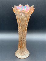 Vintage Carnival Glass Basketweave Dugan