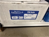 Alliance POS rolls 50ct 3  1/8inx230ft