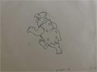 The Flintstones Fred original hand drawn artwork