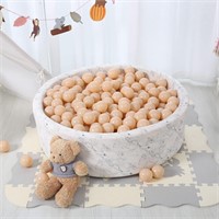 100pc Ball Pit Balls, 2.2in, Light Brown, STARBOLO