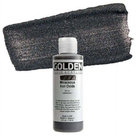 4oz Golden Acrylic - Iridescent Iron Oxide