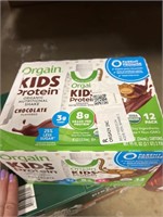 Orgain kids protein 12 pack