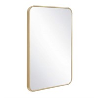 Isla 20x30" Vanity Mirror in Gold