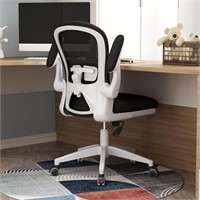 Adjustable Ergonomic Chair  Black+White