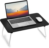 FISYOD Foldable Lap Desk  Black Medium