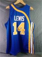 Indiana Pacers #14 Freddie Lewis Signed XL Jersey