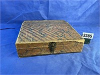 Vintage The Booster Easy Clasp File Box,