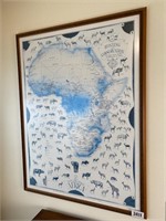 Hunting & Conservation of Africa, 1988, Framed