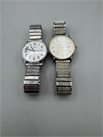 (2) Timex Vintage Wrist Watches