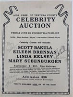 Ventura County celebrity auction signed poster