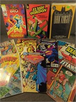 Vintage Comics feat,  Flash Gordon, Superman, DC