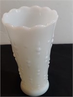 Tear Drops & Pearls Milk Glass Vase Anchor