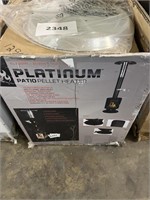 Platinum patio pellet heater