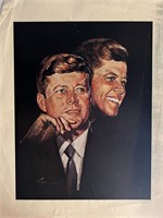 John F. Kennedy print. 11x14 inches