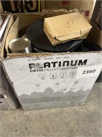 Platinum patio pellet heater